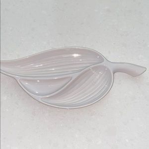 Royal Haeger Vintage Leaf Shape Snack Dish